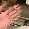 Pulsera de Cristal con Perlas Nueva 2026 para Mujer, Diseño de Nicho de Lujo Ligero, Pulsera de Alta Calidad, Pulsera de Perlas Estilo Ins