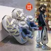 Zapatos Deportivos para Niñas 2026 Primavera/Otoño Estilo Nuevo Hebilla Giratoria Zapatos de Arroyo para Exteriores Infantiles Malla Transpirable Suela Suave Zapatos para Correr