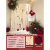 Nueva decoración de habitación de bodas estilo chino para mujeres, decoración de boda para hombres, bata de baño de novia, pared de fondo para fotos, cortina de tela y lazo