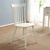 Silla de Comedor Nórdica de Madera Maciza Respaldo Simple Uso Doméstico Infantil Silla de Escritorio Americana Silla de Estudio Silla de Restaurante