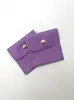 Bolsa Caixa de Joias com Botão de Pressão em Couro Sintético em Estoque na Fábrica, Bolsa de Armazenamento de Joias em Couro com Tampa Flip-Top, Bolsa de Embalagem para Anéis e Brincos