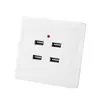 Enchufe USB de cinco orificios montado en superficie posición de cuatro o seis orificios 220V 36V a 5V panel de carga USB de bajo voltaje para sitio de construcción