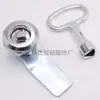 Fechadura Triangular de Ferro MS705 Núcleo Ranhurado de Aço Inoxidável Fechadura S Fechadura de Cilindro Fechadura de Armário Elétrico Fechadura de Metrô Fechadura de Elevador Industrial