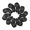 Parche de Golf Calavera Funda Completa para Palo Tela Impermeable Forro Felpa Cubierta Protectora para Hierro/Madera/Putter