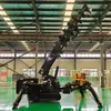 Grúa araña oruga controlada a distancia, grúa telescópica, máquina elevadora hidráulica autopropulsada, grúa araña hidráulica y eléctrica de doble uso