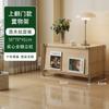 Gabinete de Revista abatible estilo tronco Gabinete lateral para sala de estar Estante de almacenamiento estilo japonés Librero Gabinete tipo cubo Almacenamiento para el hogar Gabinete de almacenamiento nórdico