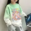 Sudadera de otoño para niña 2026 nuevo estilo suéter de otoño e invierno para niño de manga larga top casual moderno con estampado
