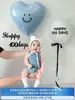 Decoración para Celebración de 100 Días de Bebé Niña Accesorios para Fotos Montaje de Escena Globos de Número 30 para Bebé