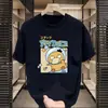 Camiseta de Verano para Hombre de Manga Corta Estampado Sencillo de Oso de Dibujos Animados Casual Versátil Cuello Redondo Top Juvenil Wish Amazon