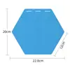 Esterilla Hexagonal de Equilibrio y Agilidad, Esterilla de Entrenamiento de Ritmo para Fitness Físico, Esterilla de Entrenamiento Antideslizante para Fitness al Aire Libre