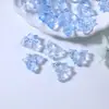 Accesorios de Cadena de Cuentas de Mariposa de Vidrio Translúcido Múltiples Especificaciones Gradiente Mariposa Cuentas Sueltas DIY Estilo Antiguo Paquete de Material para Pasador de Pelo Pendientes