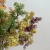 Producto Nuevo Artificial Pino de 3 Ramas Color Otoño Verde Escarchado Planta Decoración de Techo de Boda Decoración del Hogar Venta al por Mayor desde Fabricante
