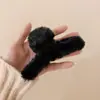 Pinza de Garra de Felpa 2025 Modelo Nuevo Pinza de Tiburón para la Parte Trasera de la Cabeza Pasador de Gama Alta Pinza de Moño de Moda Accesorio Sencillo para el Cabello para Mujeres