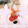 Decoraciones navideñas creativo colgante de árbol de Navidad nuevo muñeco de cuerda de escalada pequeños adornos creativo colgante para ventana del hogar