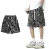 2025 Camuflaje Marca de Moda Retro Estampado Completo Shorts para Hombre Ins Verano Sueltos Casual Estilo Hawaiano Casual Pantalones de Playa