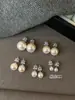 Pendientes de Perla Familia S de Plata de Ley S999 para Mujer 2025 Tu Estilo Caliente Lujo Accesible Pendientes Elegantes de Gama Alta Atmosféricos Pendientes