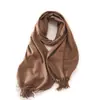 J1004 Outono e Inverno Novo Cor Sólida Imitação de Caxemira Esquema de Cores Versátil Fashionável Quente Espessado Cachecol Xale