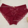 Ropa Interior Femenina de Lujo Transfronteriza Europea y Americana Estilo Francés, Encaje Calado Sexy Moda Transpirable Bragas para Mujer