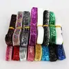 Cinta de terciopelo de cebolla de color no elástica de 10 mm accesorios para ropa cinta de cebolla dorada y plateada brillante cinta de embalaje cinta de cebolla de terciopelo