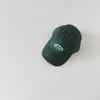 Boné de Baseball Infantil Coreia do Sul de Uma Peça Novo Ins Bordado com Letras para Meninos e Meninas Chapéu de Sol para Bebê