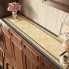 Alfombrilla Retro Estilo Americano para Aparador, Alfombrilla de Mesa de Lujo Ligero y de Gama Alta, Alfombrilla Resistente al Calor, Alfombrilla de Protección de Mesa Resistente a Altas Temperaturas, Mantel Anti-Suciedad