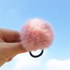 Peluche bola redonda cuerda para el cabello coreana invierno nueva color cálido alta elasticidad accesorio para la cabeza súper suave combina con todo lindo anillo para el cabello para niñas