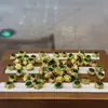 Accesorios de Nube Trasera con Incrustaciones de Zircón Verde de Cobre Puro, Accesorios para Juguetes, Joyería DIY