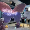 Decoración de Escena de Cumpleaños para Ceremonia de Adulto de 18 Años Chica Red Social Tema Mariposa Súper Tablero KT Fondo con Sentido Avanzado