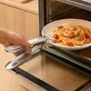 Levantador de Placas de Aço Inoxidável 304 Transfronteiriço, Clipe Espessado Multifuncional Anti-Queimadura, Clipe de Prato Isolante Térmico, Ferramenta de Cozinha