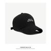 Gorra con visera para mujer 2023 nueva primavera y verano versátil que hace que la cara se vea pequeña circunferencia de cabeza grande bordado de letras gorra de béisbol de ala curva moda