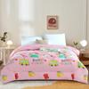 Colcha Engrosada de una Pieza para Dormitorio Doble de Cuatro Estaciones, Colcha de Invierno Nueva de Algodón Loka, Colcha para Estudiantes, Colcha de Cuatro Estaciones, Relleno de Colcha de Imitación de Algodón