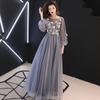 Nuevo Vestido de Gala de Noche Estilo Hada 2026 para Mujer, Estilo Largo de Ensueño para Figuras Menudas, Elegante y Adelgazante, Adecuado para Exámenes de Arte y Recitales de Piano