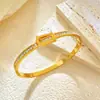 El Tesoro de la Tienda, Pulsera Popular Transfronteriza de Acero de Titanio, Colección Estilo Europeo y Americano, Lujo Ligero, Versátil y a la Moda, Precio de Fábrica, Dropshipping