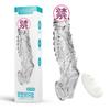 Hanyun Modelos Especiais de Presilhas de Lobo Controle Remoto Vibração Conjunto de Cristal Masculino Trava de Rosca de Partículas Conjunto Divertido Vestível Produtos Sexuais