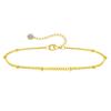 Europeu e Americano Mais Vendido Aço Titânio 14K Pclip Pulseira Feminina Simples Pequena Conta de Arroz Corrente de Avião Pulseira Transfronteiriça Pulseira Atacado
