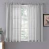 Meikeduo Cortinas Prontas para Uso Transfronteiriças Cor Pura Full-Doli Rod Tela de Janela Semi-Blackout Amazon Shein Estoque Pronto