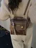 Diseño de Mochila Transfronteriza Bolsa de Nicho para Mujer 2025 Nueva Mochila Escolar Pequeña Moda Viaje Mezclilla Versátil