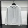 Suéter com Capuz Masculino Primavera e Outono 2024 Nova Marca de Moda Americana Solto Top Camisa Básica para Meia-idade e Jovens