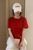 Camiseta Versátil de Manga Corta con Dobladillo Sencillo y Cordón, Color Sólido, Trece Líneas, Popular en Tiendas Físicas, Venta Directa de Fábrica, Disponible para Dropshipping