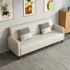 Sofá de Tecido Nórdico Sala de Estar de Apartamento Pequeno Simples Moderno Duplo Três Pessoas Casa de Aluguel Apartamento Loja de Roupas Simples