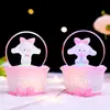 Nuevo Producto Transfronterizo: Bola de Nieve y Muñeco de Nieve de Cristal Mini Regalo de Vacaciones de Año Nuevo Adorno Brillante de Escritorio