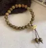 Pulsera de cuentas de madera de loto para novios y novias de moda en internet 2024 nueva pulsera Zen nicho retro regalo de pareja