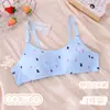 Roupa íntima feminina para a fase de desenvolvimento, confortável, sem aro, anti-volume, respirável, sutiã de algodão para estudantes do ensino fundamental II