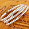 Yihua Retro Pulsera Bohemia de Tubo Redondo Pulsera Pulsera Estilo Étnico Fabricante Mayorista de Joyería de Plata Nube Auspiciosa Tallada