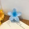Novo Grampo de Cabelo Flor de Ovo Colorido de Plástico Perfumado Dopamina Flor Doce Elegante Pequeno Estilo Chanel Simples
