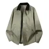 Nova Jaqueta Masculina de Couro PU para Primavera e Outono, Tamanho Grande, Masculina, Colorida, com Lapela, Oversized, Marca Moderna, Item Quente do TikTok, Vendido em Live-Stream