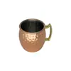 Fornecimento Transfronteiriço de Copos Moscow Mule, Copos de Coquetel de Aço Inoxidável, Copos em Formato de Tambor de Cobre Galvanizado Eletroliticamente Gravados, Taças de Vinho Personalizadas