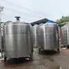 Tanque de Mezcla Calefactable de Acero Inoxidable 90% Nuevo Mezclador de Líquidos Grande Tanque Mezclador de Bebidas de Jugo 500L