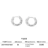Brinco Ear Cuff de Textura Simples de Alta Qualidade Transfronteiriço Europeu e Americano Brinco Minimalista Versátil de Luxo Leve Nicho para Mulheres Novidades Outono/Inverno
