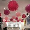 Arranjo de Decoração de Casamento e Véspera de Ano Novo Espesso de 18 polegadas à Prova de Explosão Aniversário Lustre Externo Atmosfera de Bola de Ar Flutuante